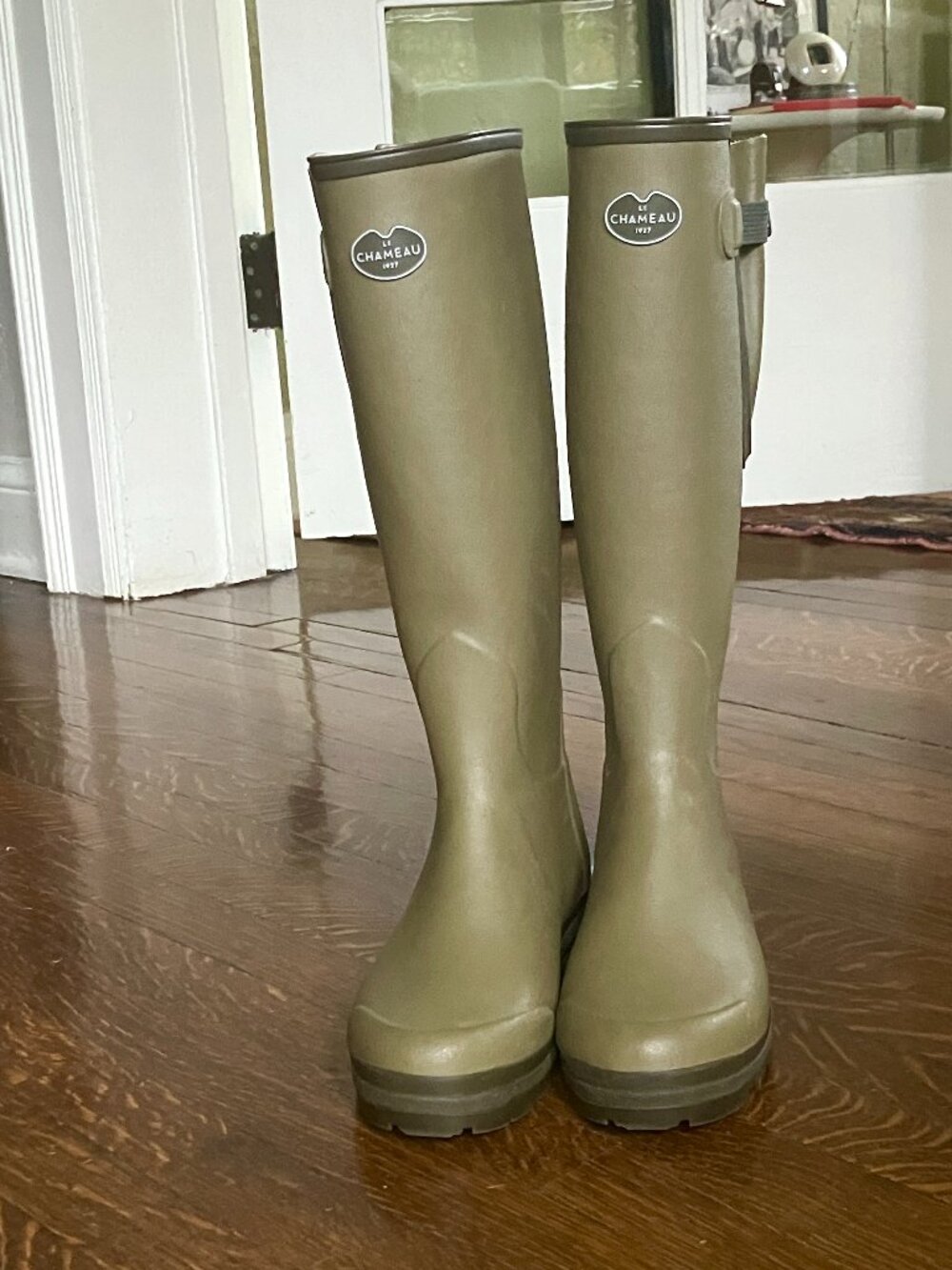 Le Chameau Vierzon Boot (Vert or Iconic Green) Size 38 with Boot Bag